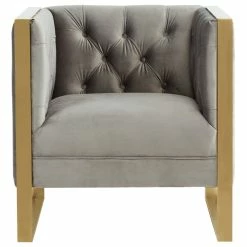 Vig Furniture Inc. Divani Casa Carlos Modern Gray Velvet And Gold Accent Chair 10 Vig Furniture Inc. Divani Casa Carlos Modern Gray Velvet And Gold Accent Chair -GDF sofa Shop b351b0930d53d646 2633 w800 h800 b1 p0