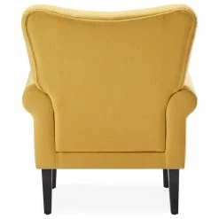 Belleze High Wingback Linen Armchair, Citrine Yellow -GDF sofa Shop b39181580e4cd667 8129 w800 h800 b1 p0