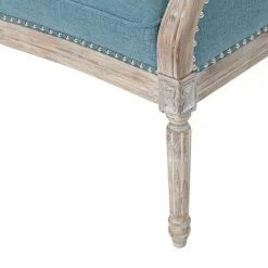 GDFStudio GDF Studio Megan Classical Tufted Loveseat, Blue, Fabric -GDF sofa Shop b49145bc01c4472d 9143 w800 h800 b0 p0