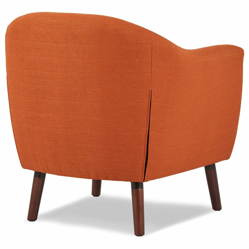 Lexicon Home Baylor Accent Chair, Orange 6 Lexicon Home Baylor Accent Chair, Orange - Image 4
