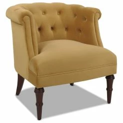 Jennifer Taylor Home Katherine Tufted Accent Chair, Mustard Gold Velvet -GDF sofa Shop b5f1b40803598693 8856 w800 h800 b1 p0