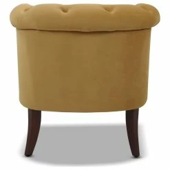 Jennifer Taylor Home Katherine Tufted Accent Chair, Mustard Gold Velvet -GDF sofa Shop b7410ddf0022c89e 8856 w800 h800 b1 p0