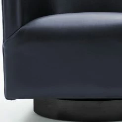 Comfort Pointe Geneva Charcoal Wood Base Swivel Chair, Midnight Blue -GDF sofa Shop b791059400ac1635 1002 w800 h800 b0 p0