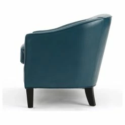 GDFStudio GDF Studio Isolde Modern Petite Loveseat, Teal Leather -GDF sofa Shop b7b1539101c525c5 3959 w800 h800 b1 p0