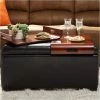 Convenience Concepts Designs4Comfort Storage Ottoman In Espresso Faux Leather -GDF sofa Shop b811c0880edb203a 1071 w800 h800 b0 p0