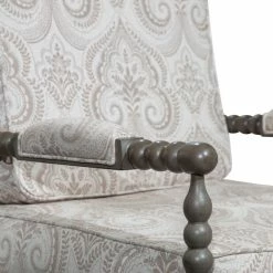 DTY Indoor Living Silverthorne Spindle Chair, Weathered Gray/Taupe Paisley -GDF sofa Shop b8a123600f627605 8036 w800 h800 b0 p0