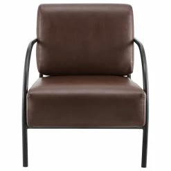 HomeFare Modern Espresso Accent Chair