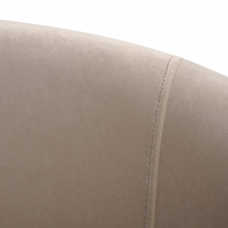 Jennifer Taylor Home London Ruched Barrel Accent Chair, Mink Beige Velvet 9 Jennifer Taylor Home London Ruched Barrel Accent Chair, Mink Beige Velvet - Image 7