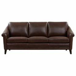 Hello Sofa Home Sienna Genuine Leather Midcentury Modern Sofa, Brown -GDF sofa Shop bb018d9f0f171f80 4286 w800 h800 b1 p0