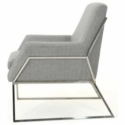 GDFStudio GDF Studio Zach Modern Fabric Armchair With Stainless Steel Frame, Gray 13 GDFStudio GDF Studio Zach Modern Fabric Armchair With Stainless Steel Frame, Gray -GDF sofa Shop bb21db4e01e672fe 2908 w800 h800 b1 p0