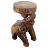 Kammika Import Export Co., Ltd (Thailand) Haussmann Wood Elephant Chang Stool 11 In DIA X 20 In H Walnut Oil -GDF sofa Shop bb51580e00ffb635 8232 w800 h800 b1 p0