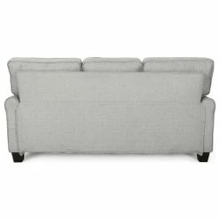 GDFStudio GDF Studio Bridget Traditional 3-Seater Sofa, Gray/Dark Brown -GDF sofa Shop bb518ba501d7ad5e 4823 w800 h800 b1 p0
