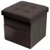 Lavish Home Faux Leather Ottoman Cube With Pocket, Brown 2 Lavish Home Faux Leather Ottoman Cube With Pocket, Brown -GDF sofa Shop bb81d59e0cbf3b48 9098 w800 h800 b1 p0