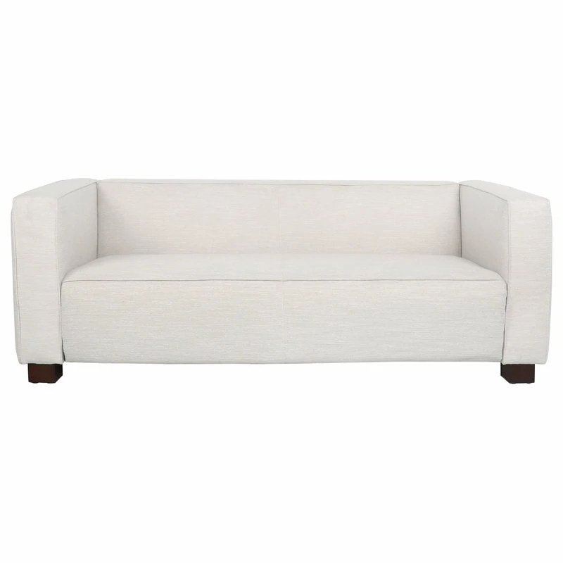 GDFStudio Pamsha Contemporary Fabric Upholstered Loveseat, Beige/Dark Walnut 3 GDFStudio Pamsha Contemporary Fabric Upholstered Loveseat, Beige/Dark Walnut