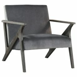Lexicon Home Ride Accent Chair, Gray