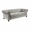Domain Industries Inc. Lexicon Welwyn Velvet Chesterfield Sofa In Gray -GDF sofa Shop bd91e5380fffda3c 3468 w800 h800 b1 p0