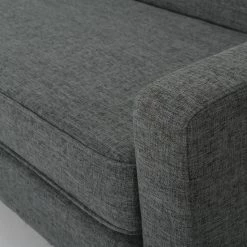 GDFStudio GDF Studio Stratford Mid Century Modern Fabric 3-Seat Sofa, Gray -GDF sofa Shop be31e32601e529a1 4497 w800 h800 b0 p0