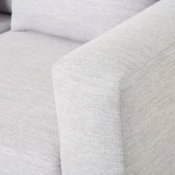 GDFStudio Noxon Fabric 3 Seater Sofa With Accent Pillows, Light Grey + Dark Walnut -GDF sofa Shop bed1d10b00527347 4483 w800 h800 b0 p0