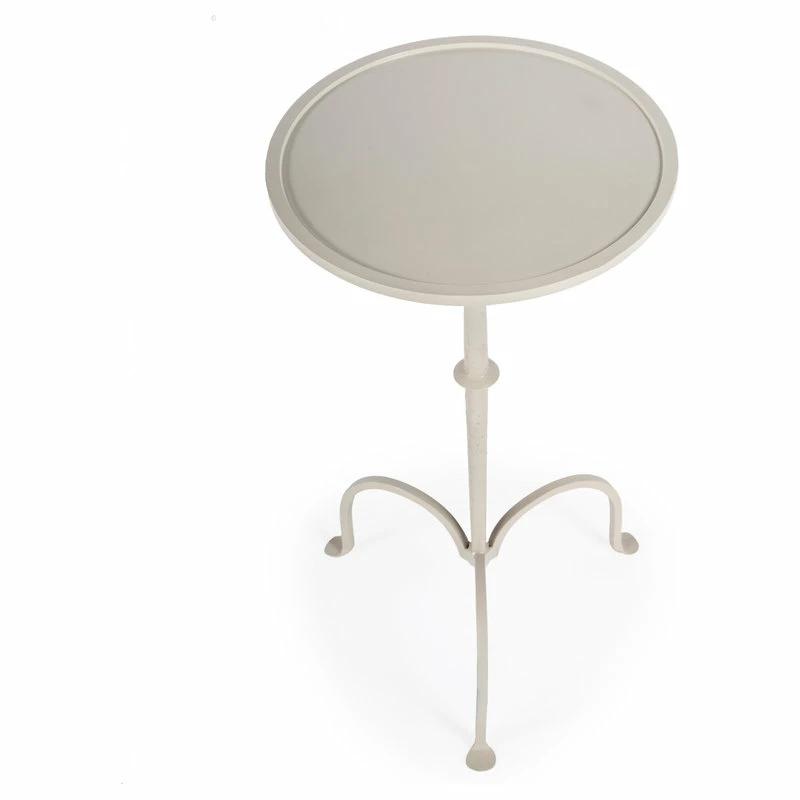 Butler Specialty Company Butler Founders Gray/Beige Iron Pedestal Table 6 Butler Specialty Company Butler Founders Gray/Beige Iron Pedestal Table - Image 4