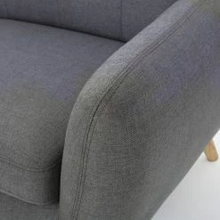 GDFStudio GDF Studio Joseline Mid Century Modern Petite Fabric Sofa, Dark Gray -GDF sofa Shop c22100060f9090c2 0705 w800 h800 b0 p0