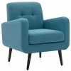 Belleze Hasting Arm Accent Chair Comfy Fabric Upholstered Tufted Single Sofa, Blue -GDF sofa Shop c361816a031aefc8 2240 w800 h800 b1 p0