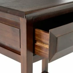 GDFStudio GDF Studio Noah Wood Top Drawer Accent Table, Brown Mahogany -GDF sofa Shop c381b1ed022ffe16 2646 w800 h800 b0 p0