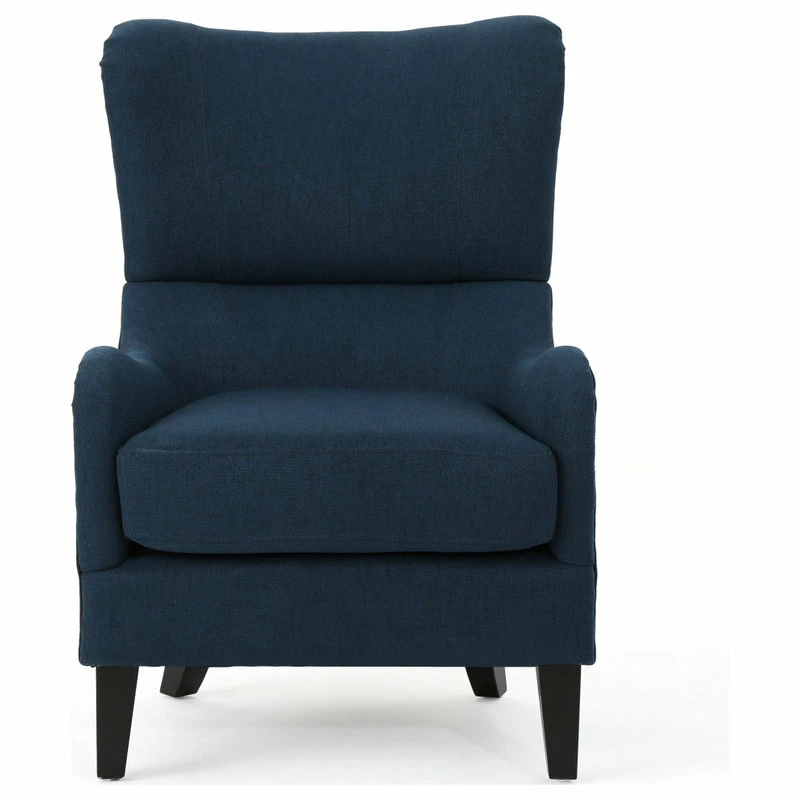 GDFStudio GDF Studio Quinn Navy Blue Fabric Sofa Chair, Navy Blue 3 GDFStudio GDF Studio Quinn Navy Blue Fabric Sofa Chair, Navy Blue