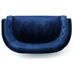 GDFStudio GDF Studio Melaina Tufted Scroll Arm New Velvet Loveseat, Navy Blue -GDF sofa Shop c52146cb0f906445 3600 w800 h800 b1 p0
