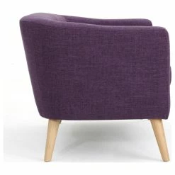 GDFStudio GDF Studio Carol Button Back Mid Century Fabric Modern Loveseat, Muted Purple -GDF sofa Shop c65126930f9075ed 6818 w800 h800 b1 p0