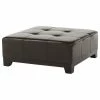 GDFStudio GDF Studio Avalon Espresso Brown Leather Ottoman -GDF sofa Shop c69102eb0237e28f 2722 w800 h800 b1 p0