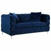 Meridian Furniture Scarlett Navy Velvet Loveseat -GDF sofa Shop c751c22d027412dc 8687 w800 h800 b1 p0