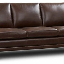 Hello Sofa Home Sienna Genuine Leather Midcentury Modern Sofa, Brown -GDF sofa Shop c791c1ce0f171f72 4286 w800 h800 b0 p0