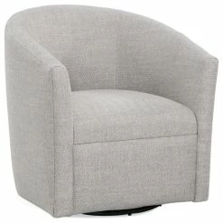 Comfort Pointe Lynton Sea Oat Beige Fabric Swivel Chair