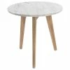 The Bianco Collection Cherie 15" Round Italian Carrara White Marble Side Table With Oak Legs -GDF sofa Shop c87118460d828343 1963 w800 h800 b1 p0