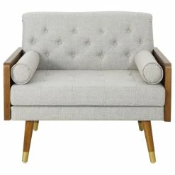 GDFStudio GDF Studio Greta Mid Century Modern Fabric Club Chair, Beige/Dark Walnut 13 GDFStudio GDF Studio Greta Mid Century Modern Fabric Club Chair, Beige/Dark Walnut -GDF sofa Shop c8b1ab3001e12916 8191 w800 h800 b1 p0
