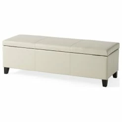 GDFStudio GDF Studio Skyler Beige Fabric Storage Ottoman Bench, Ivory -GDF sofa Shop c8c14b80039ad453 9744 w800 h800 b1 p0