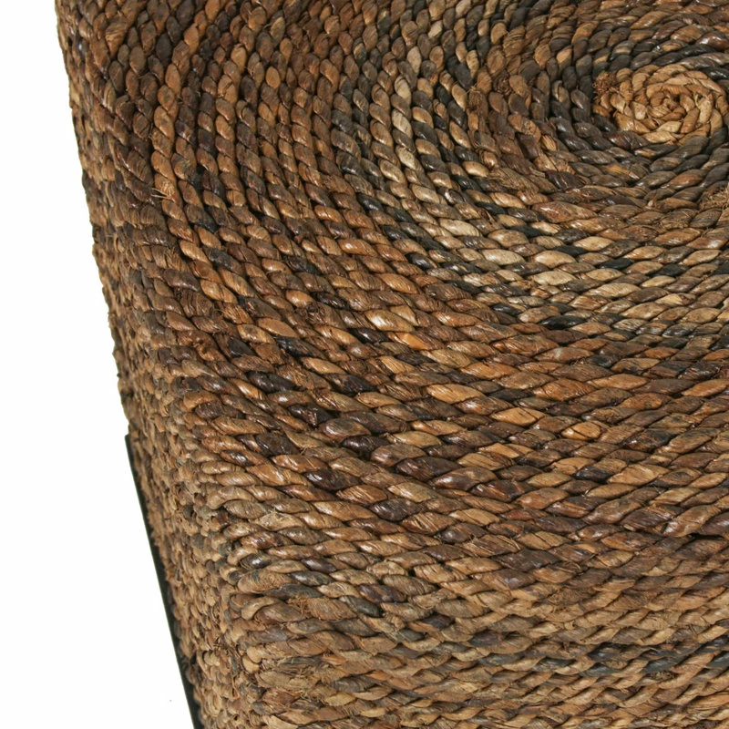 East At Main's Chruchill Brown Abaca Square Accent Table 6 East At Main's Chruchill Brown Abaca Square Accent Table - Image 4