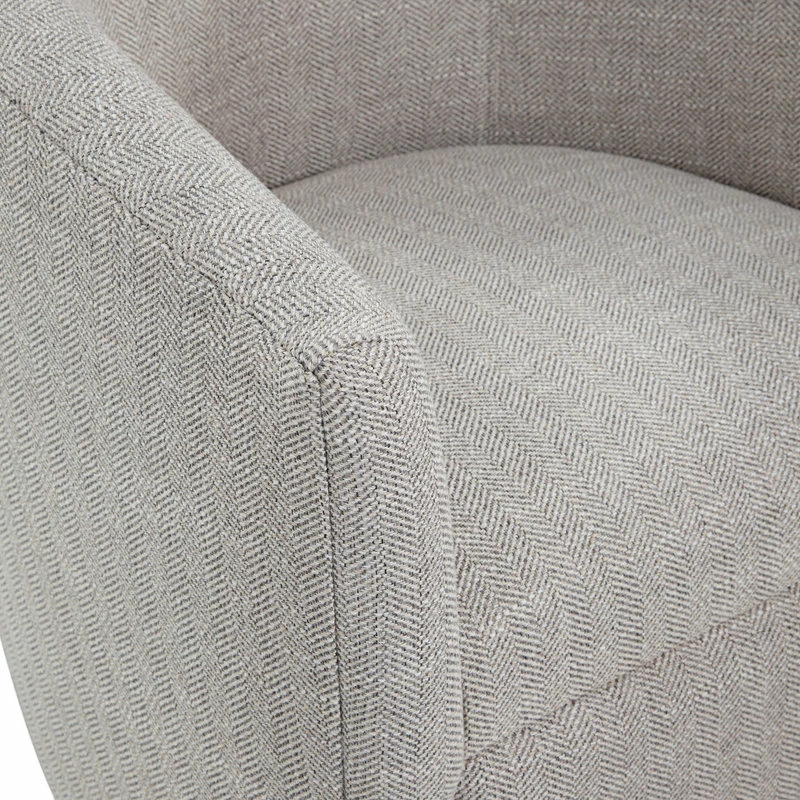 Comfort Pointe Lynton Sea Oat Beige Fabric Swivel Chair 6 Comfort Pointe Lynton Sea Oat Beige Fabric Swivel Chair - Image 4
