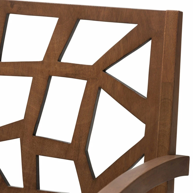 Baxton Studio Jennifer Modern Lounge Chair With "Gravel" Fabric Seat 7 Baxton Studio Jennifer Modern Lounge Chair With "Gravel" Fabric Seat - Image 5