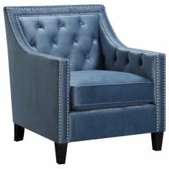 Picket House Teagan Accent Chair, Marine Blue -GDF sofa Shop c9d158fc09e7a5b6 7890 w800 h800 b1 p0