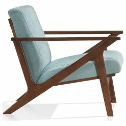 Omax Decor Zola Lounge Chair, Mint/Walnut -GDF sofa Shop ca11468c0e07fdb2 8811 w800 h800 b1 p0