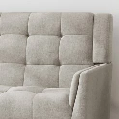 GDFStudio GDF Studio Evelyn Mid Century Modern Fabric Loveseat, Beige/Walnut -GDF sofa Shop ca21926201ca81c0 5881 w800 h800 b0 p0