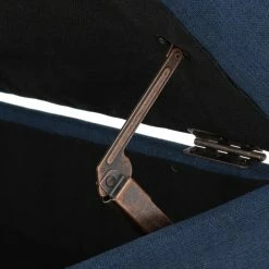 GDFStudio GDF Studio Carolina Tufted Cover Fabric Storage Ottoman, Dark Blue -GDF sofa Shop cb111cc801bab46c 9847 w800 h800 b0 p0