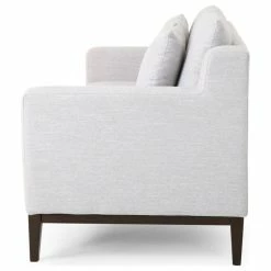 GDFStudio Noxon Fabric 3 Seater Sofa With Accent Pillows, Light Grey + Dark Walnut -GDF sofa Shop cb21bff00052734d 4483 w800 h800 b1 p0
