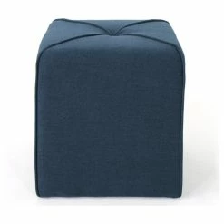 GDFStudio GDF Studio Tammy Fabric Square Ottoman, Navy Blue -GDF sofa Shop cb21d3c301ca8095 1502 w800 h800 b1 p0
