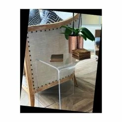 Southeastflorida Clear Acrylic End Table, 16"x12"x19", 3/8" Thick -GDF sofa Shop cb31b9ec004a7c3f 6415 w800 h800 b0 p0