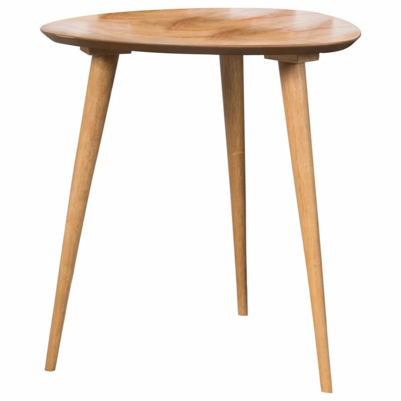 GDFStudio GDF Studio Finnian Wood Finish End Table, Natural 3 GDFStudio GDF Studio Finnian Wood Finish End Table, Natural