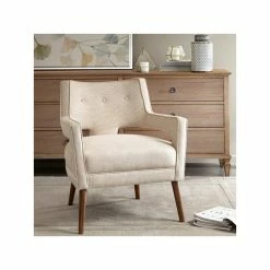 Olliix Madison Park Palmer Open Arm Chic Arm Chair, Cream -GDF sofa Shop cbc1e3050a836a8f 1023 w800 h800 b0 p0