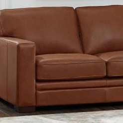 Hydeline USA Hydeline Dillon Top Grain Leather Sofa Collection, Cinnamon Brown, Loveseat -GDF sofa Shop cbe1408902bd4e9c 5209 w800 h800 b0 p0