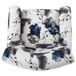GDFStudio GDF Studio Manon Blue & White Floral Print Fabric Club Chair -GDF sofa Shop cc61c765036c6089 0985 w800 h800 b1 p0